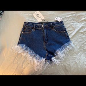 AKIRA DENIM SHORTS